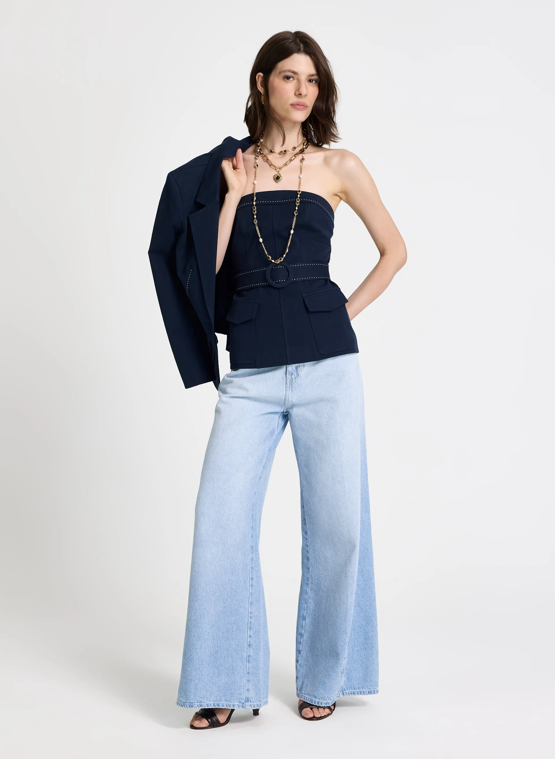 Calça Le Lis Tilia Panta Wide Feminina — foto 2