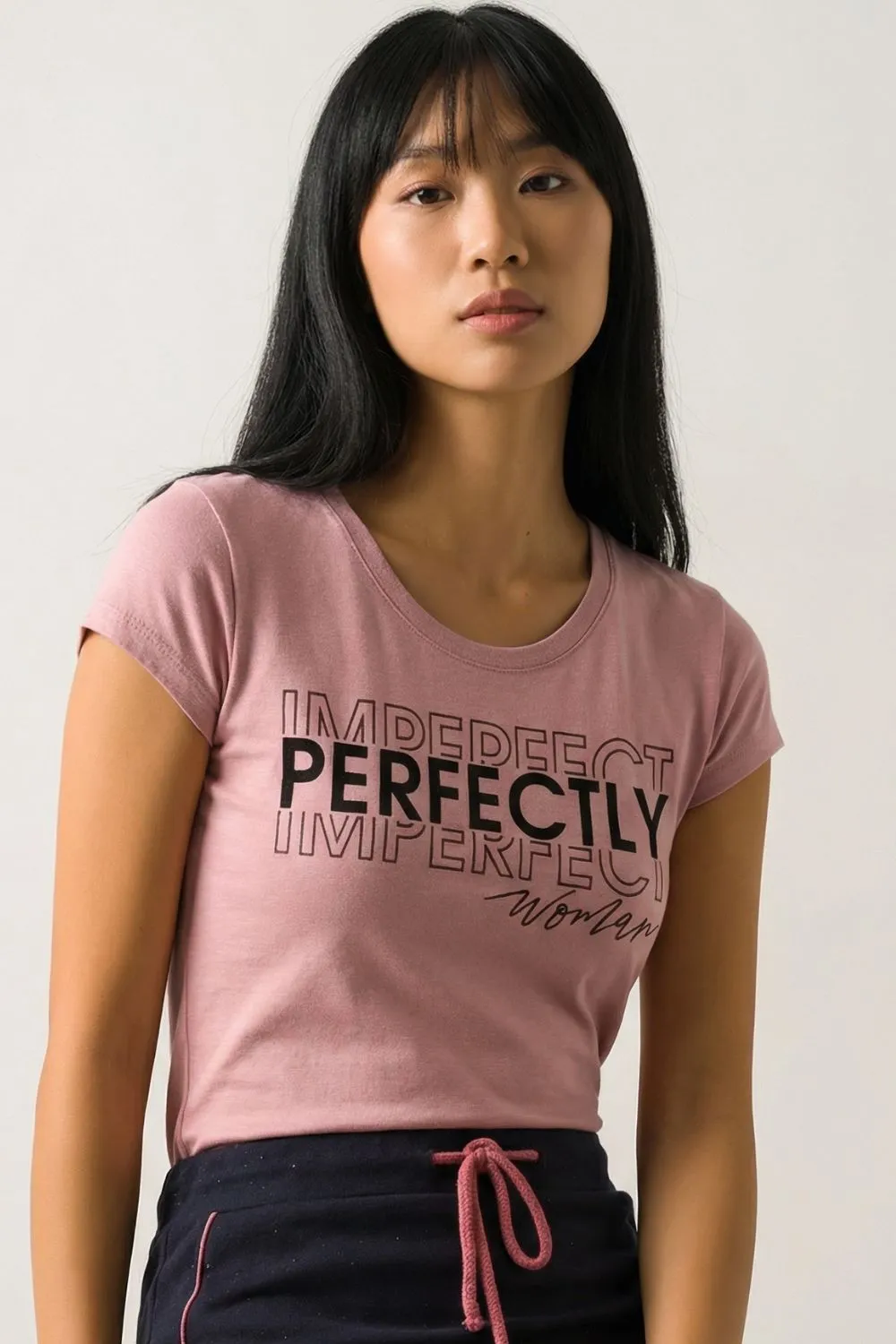 Camiseta Feminina Perfectly Polo Wear Rosa Médio — foto 2
