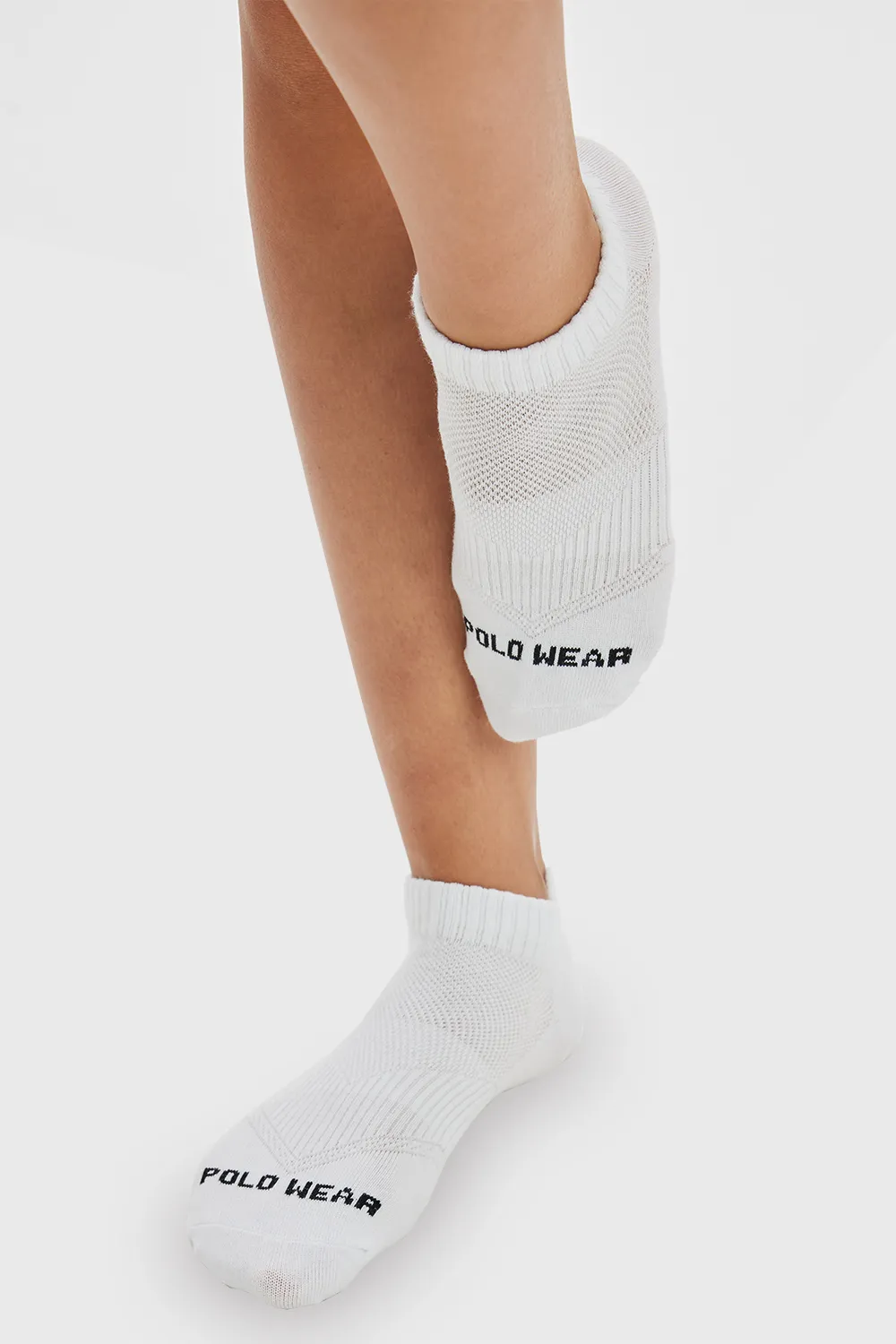 Kit 3 Pares Meias Confortáveis Cano Curto Polo Wear Branco — foto 2