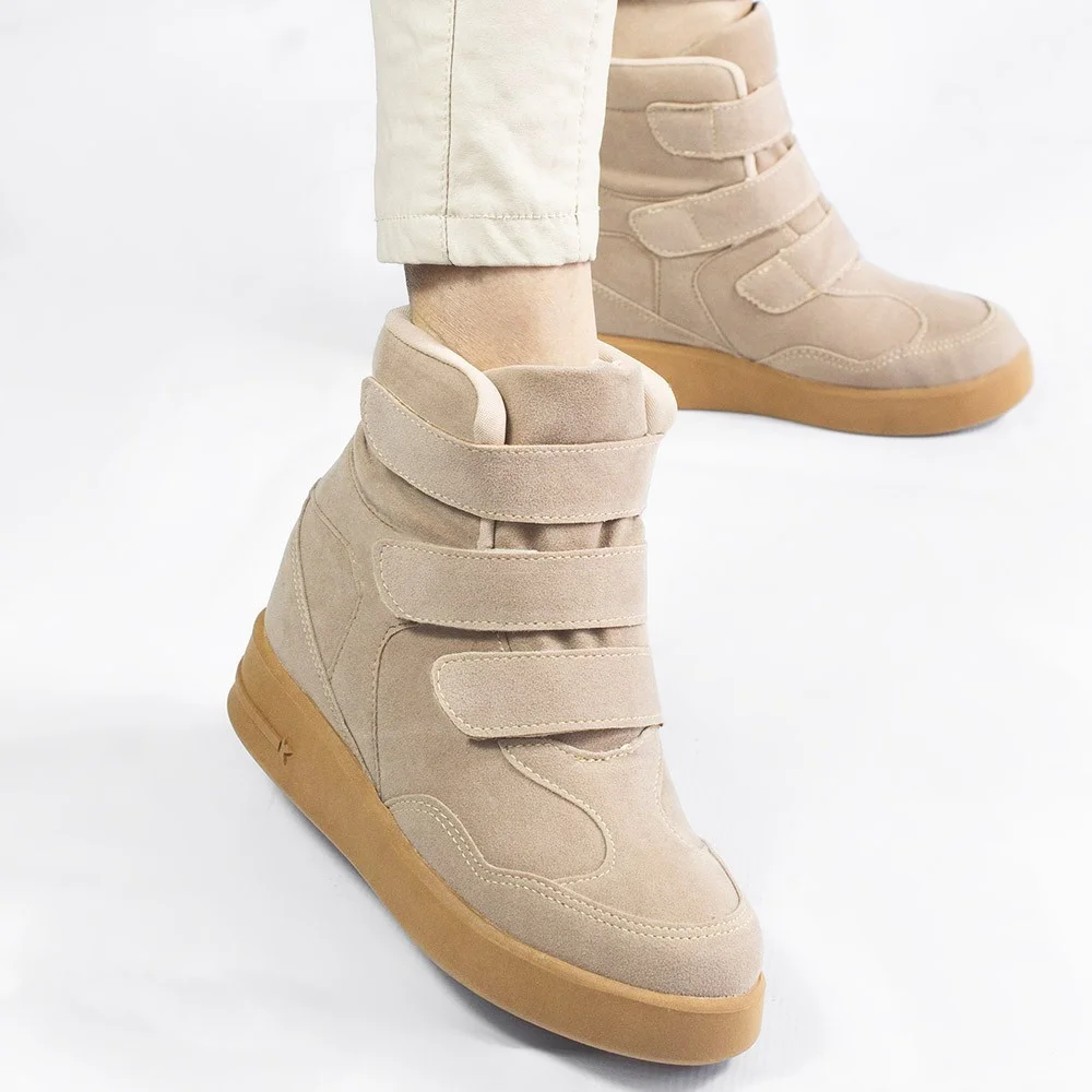 Tênis Zatta  Cano Alto Sneaker Karen Palha — foto 4