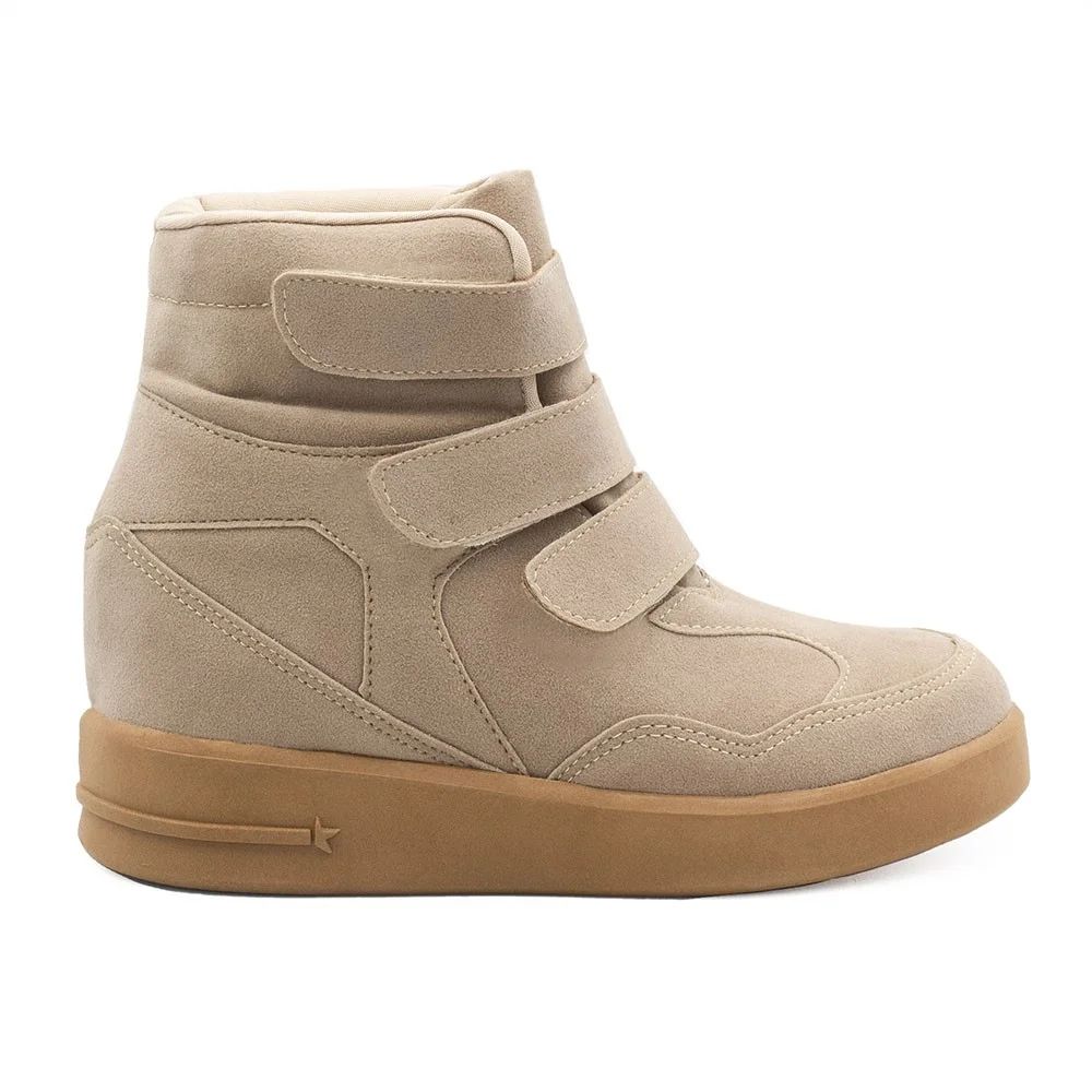 Tênis Zatta  Cano Alto Sneaker Karen Palha — foto 3