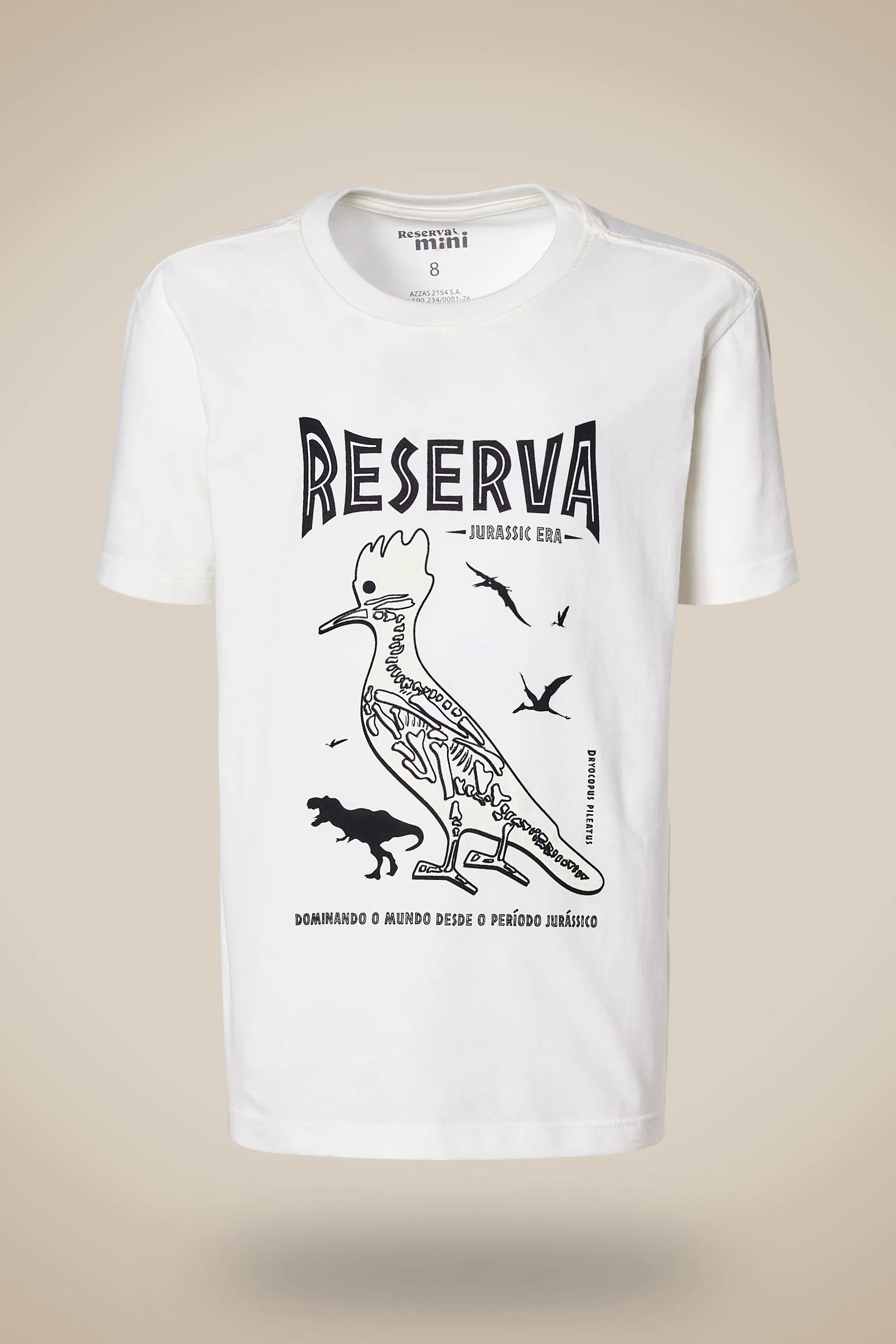 Camiseta Mini Estampa Jurassic Era