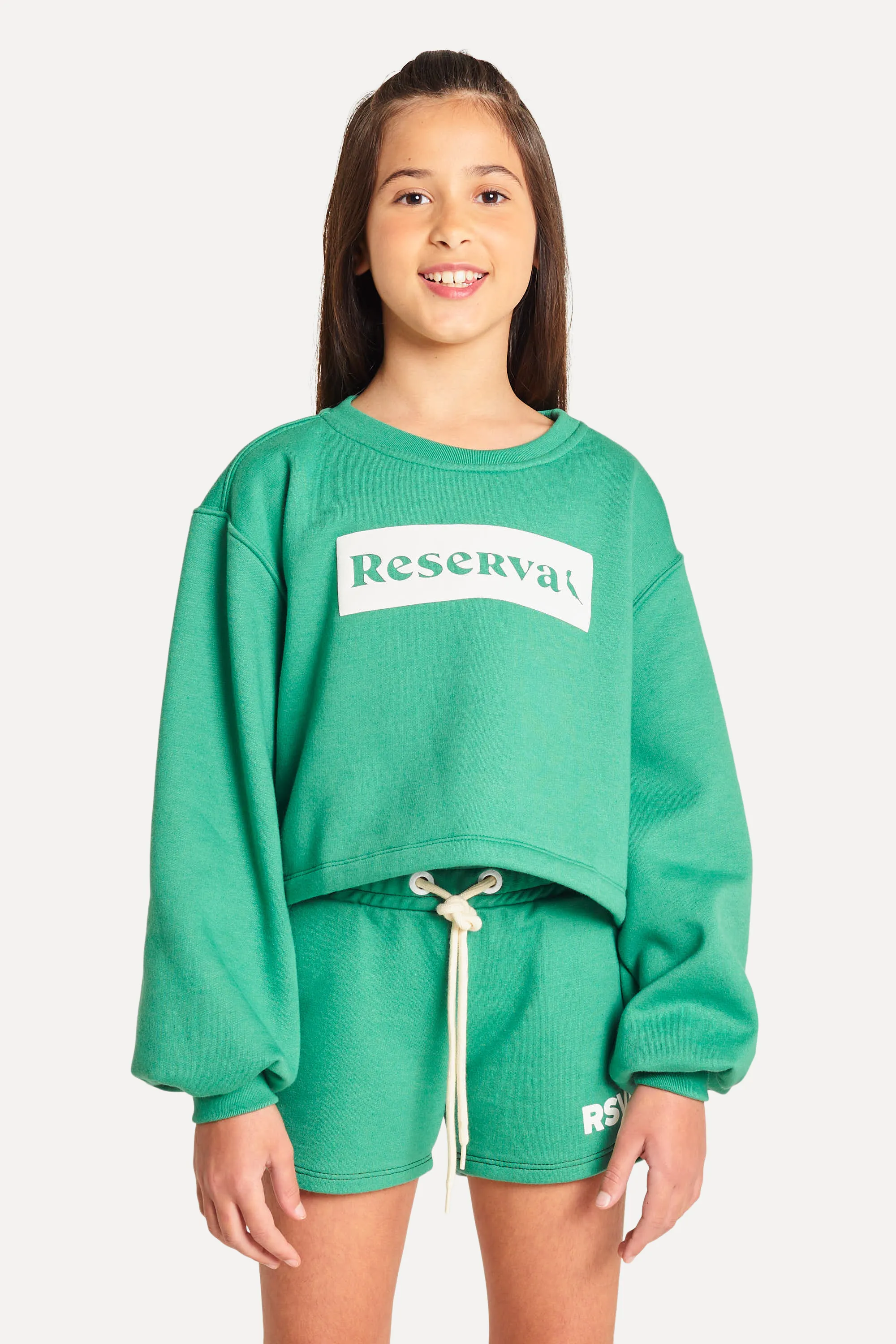 Cropped Moletom Menina Color