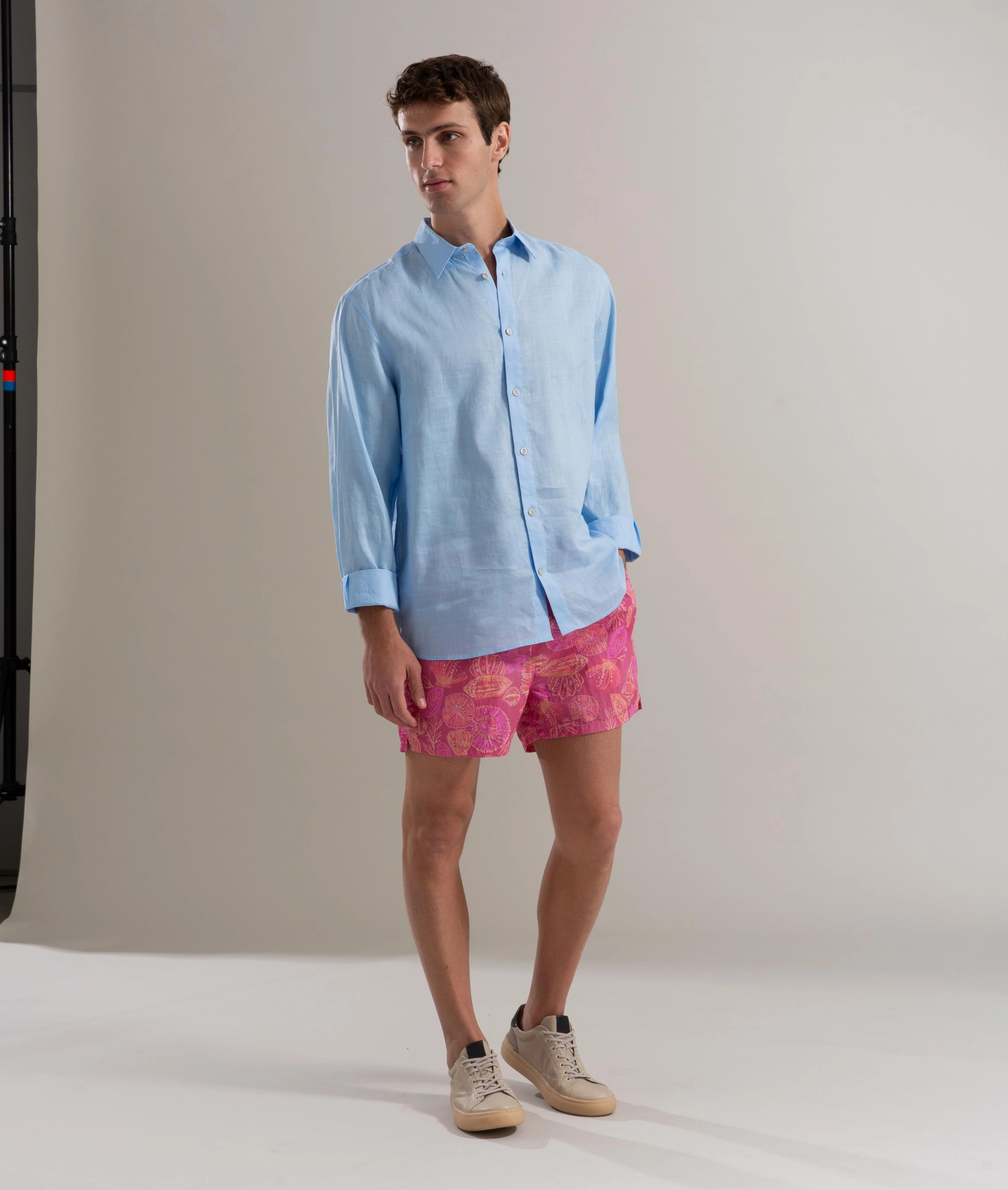Beach Short Conchas Biarritz Pink