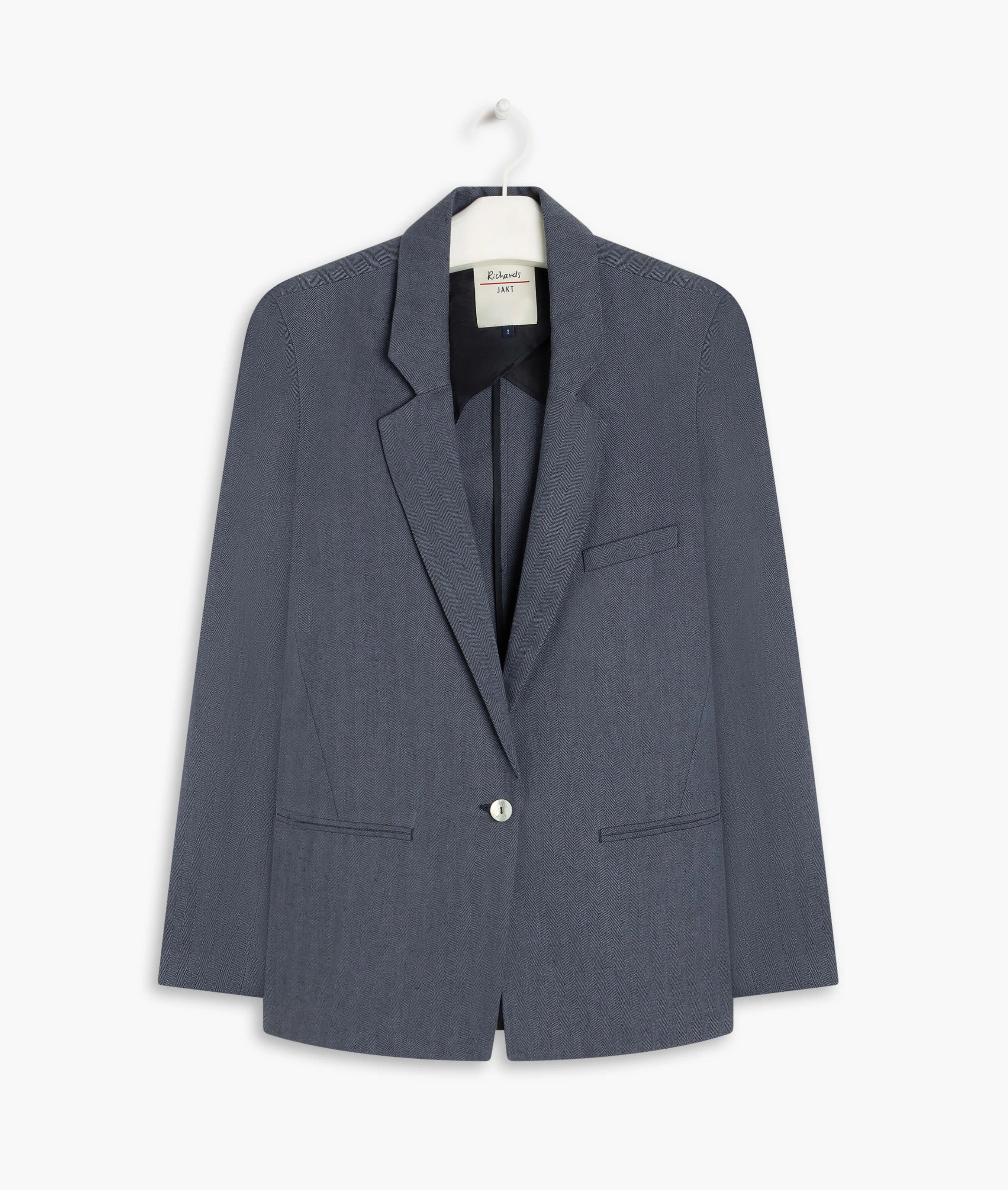 Blazer Linho  House Fishbone Marinho