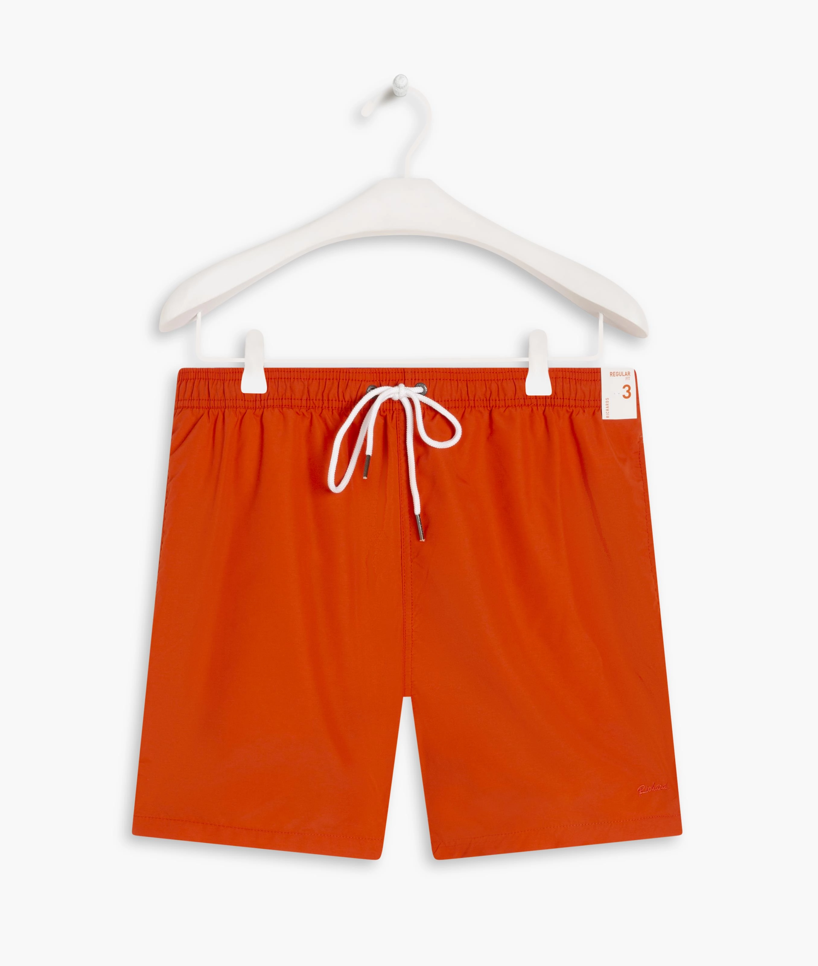 Beach Short Basic Regular Solid Laranja
