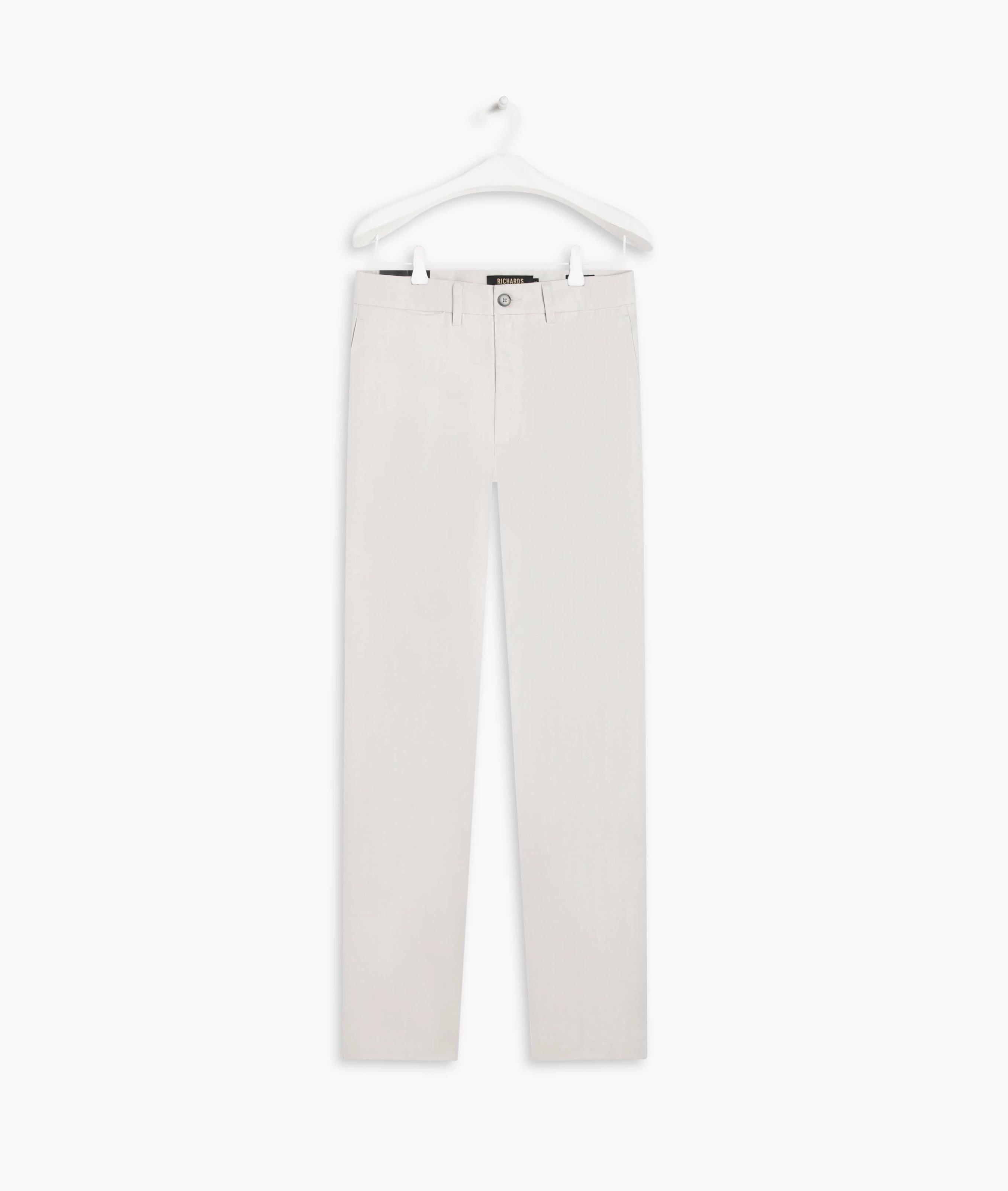 Calça Linho  Fish Bone Natural