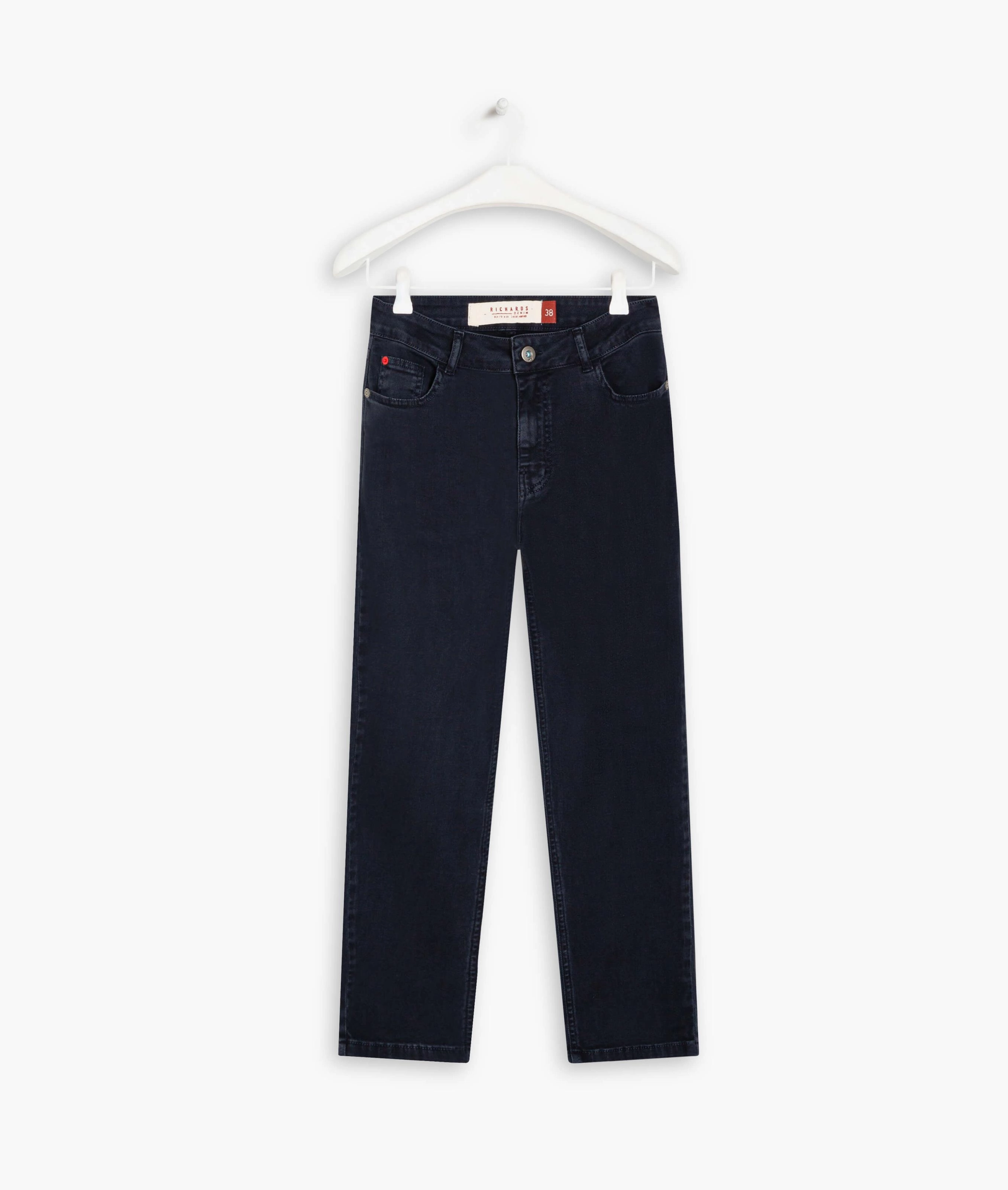 Calça Five Pockets Mom Vintage Denim Dark Navy