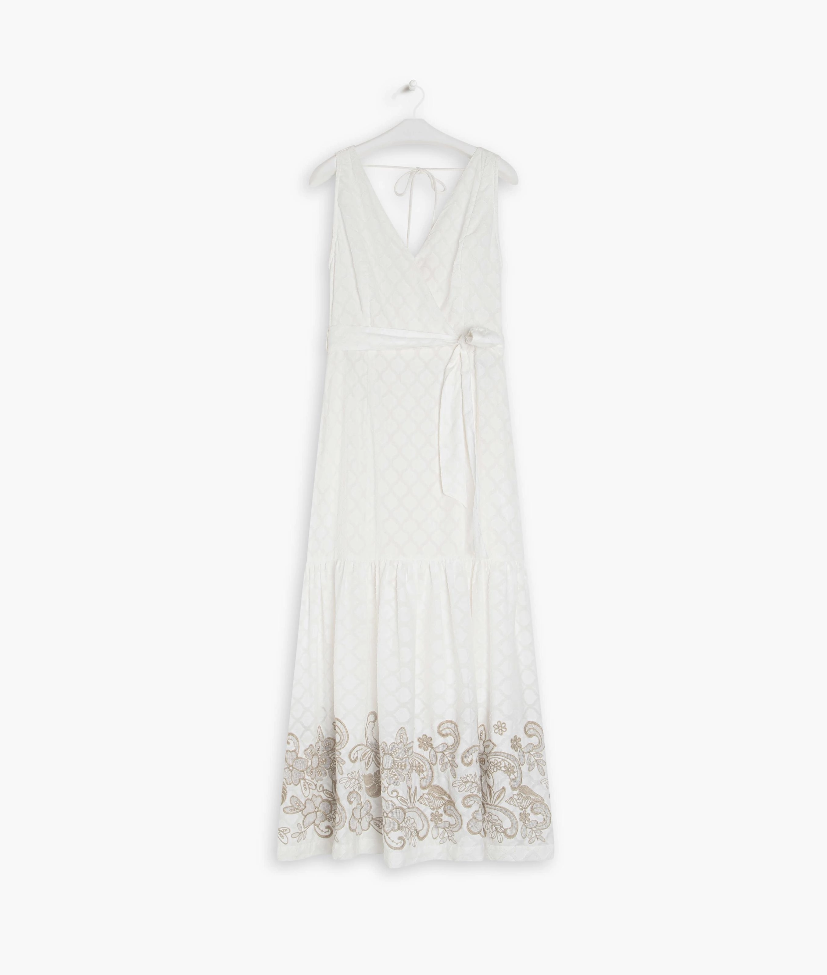  Vestido Willow Bordado Off White