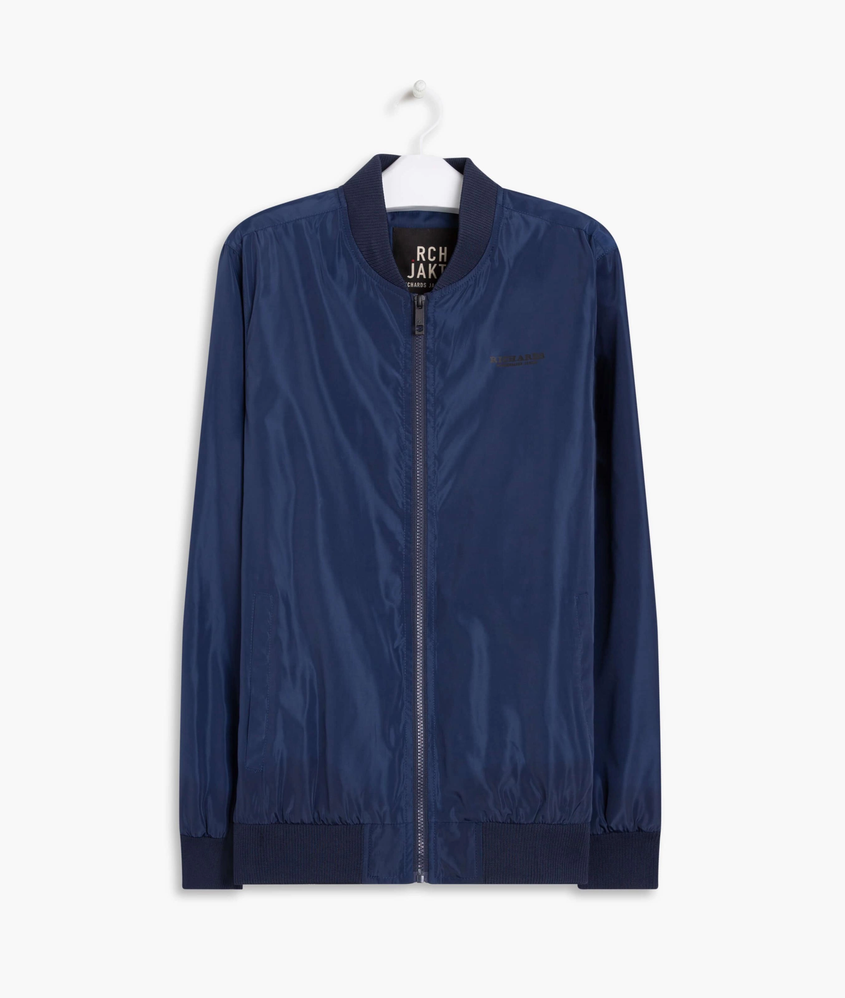 Jaqueta Nylon Bomber Rib Dark Navy
