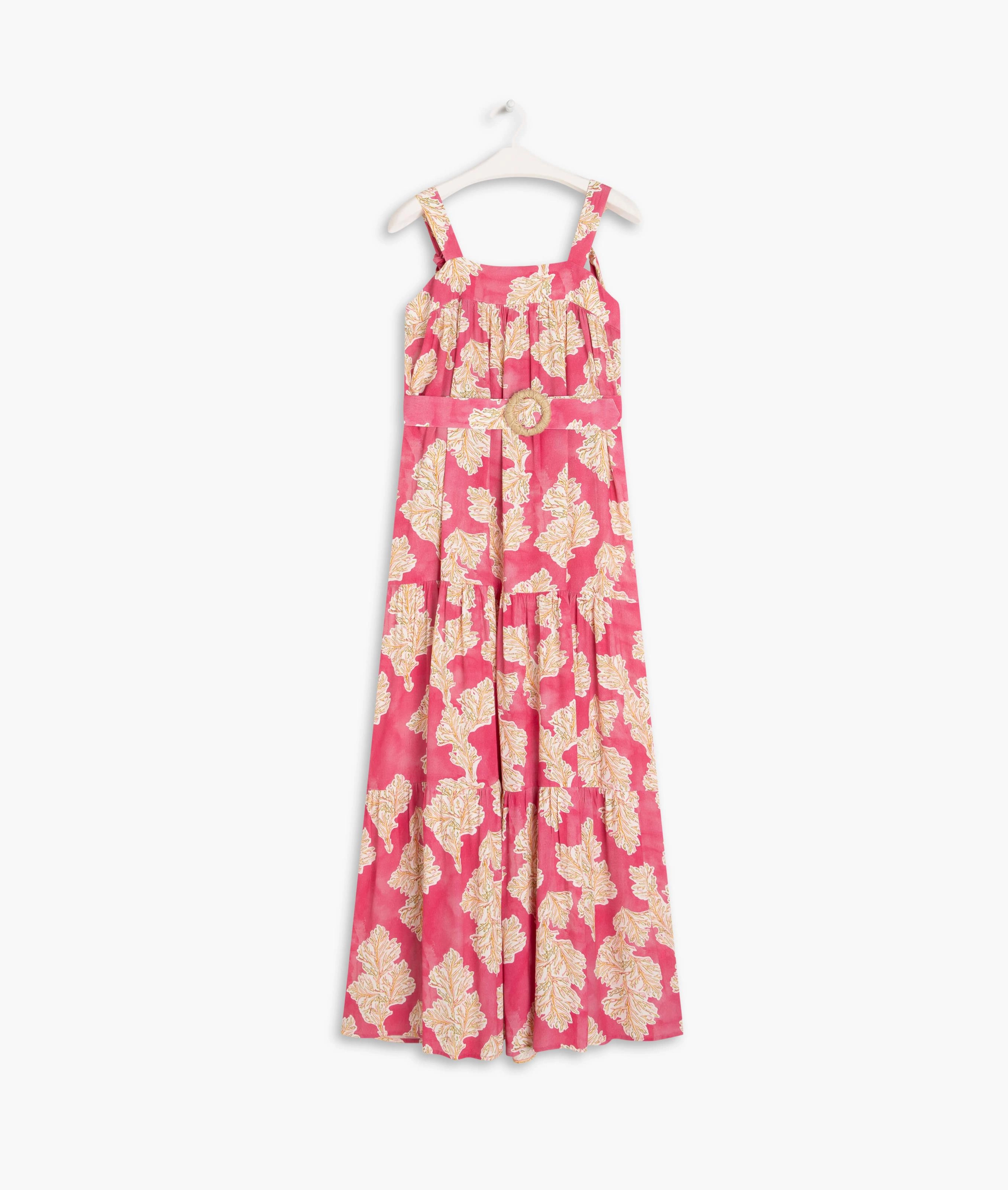 Vestido Ipanema Viscose Est Algas Pink