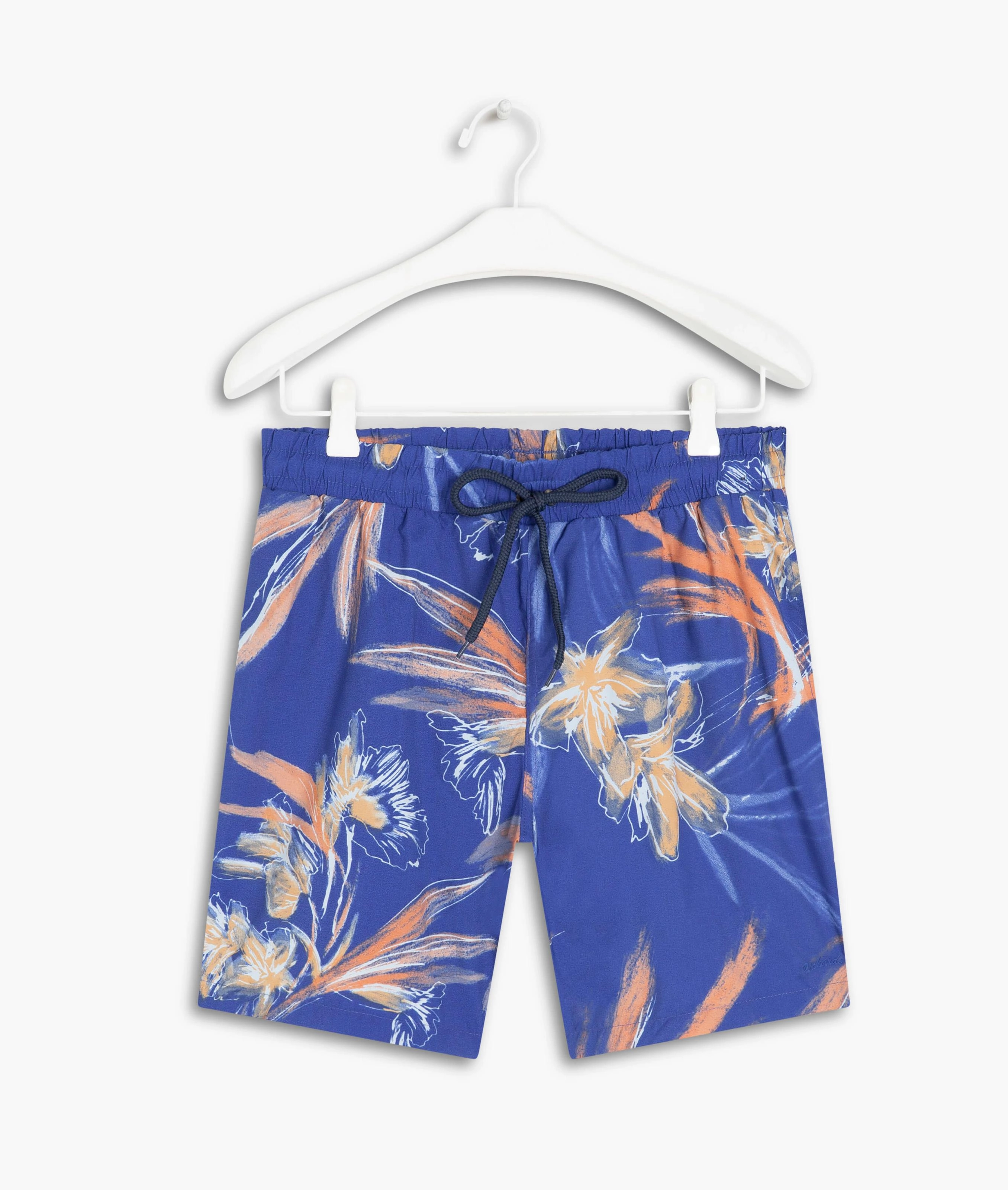 Short Praia Estampa Garden Lines Royal