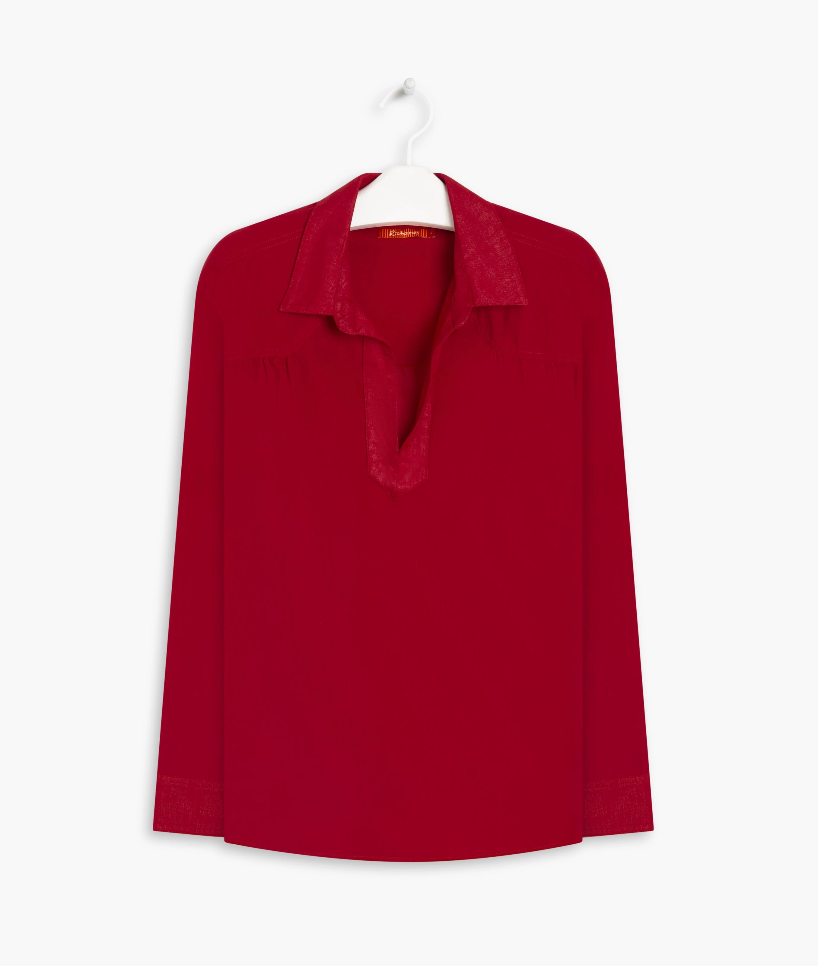  Blusa Irina Voil de Algodão Vermelho
