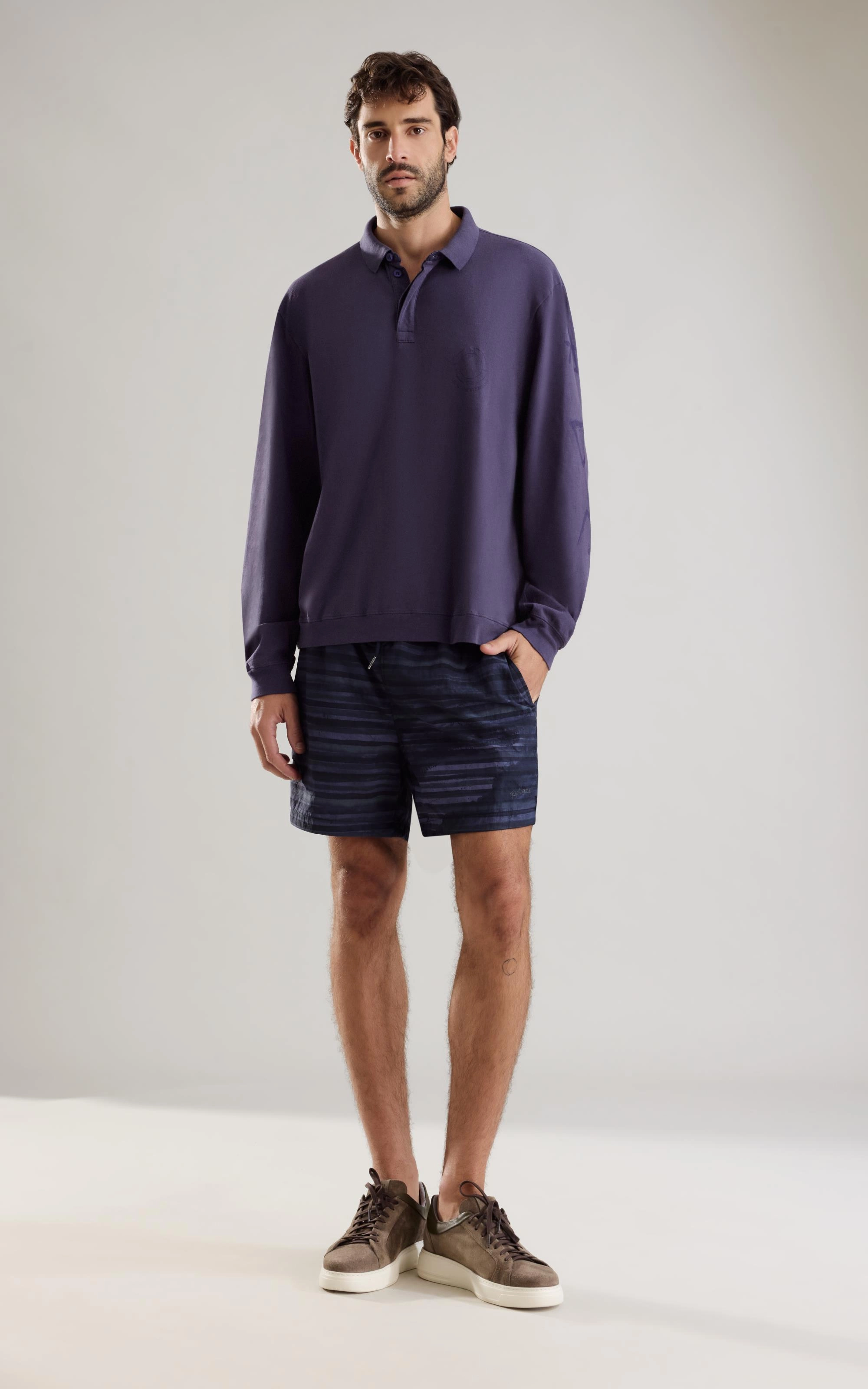 Polo Elementos Ml Purple Blue