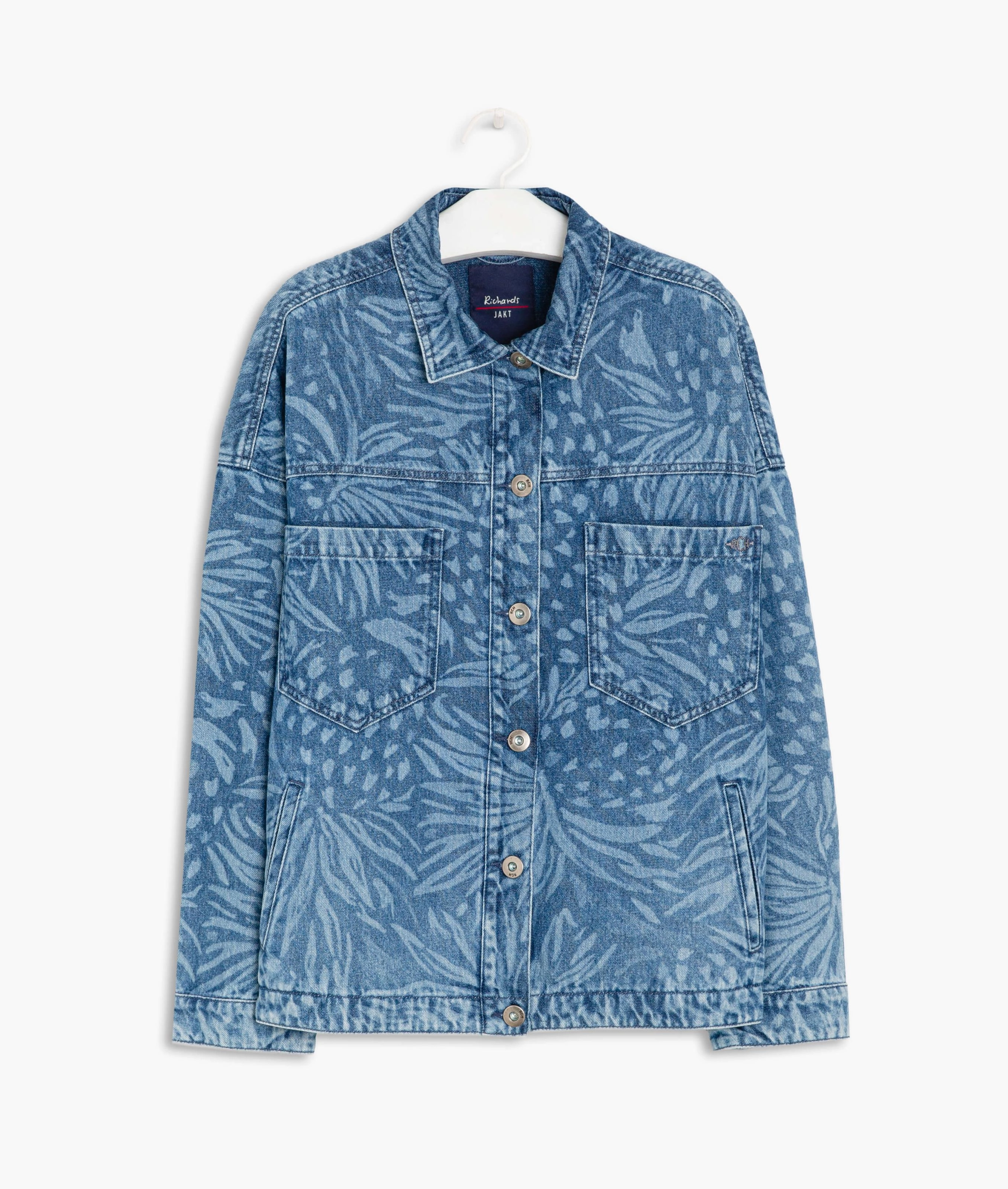 Jaqueta Vintage Denim Pineapple Lav.Estampa Laser