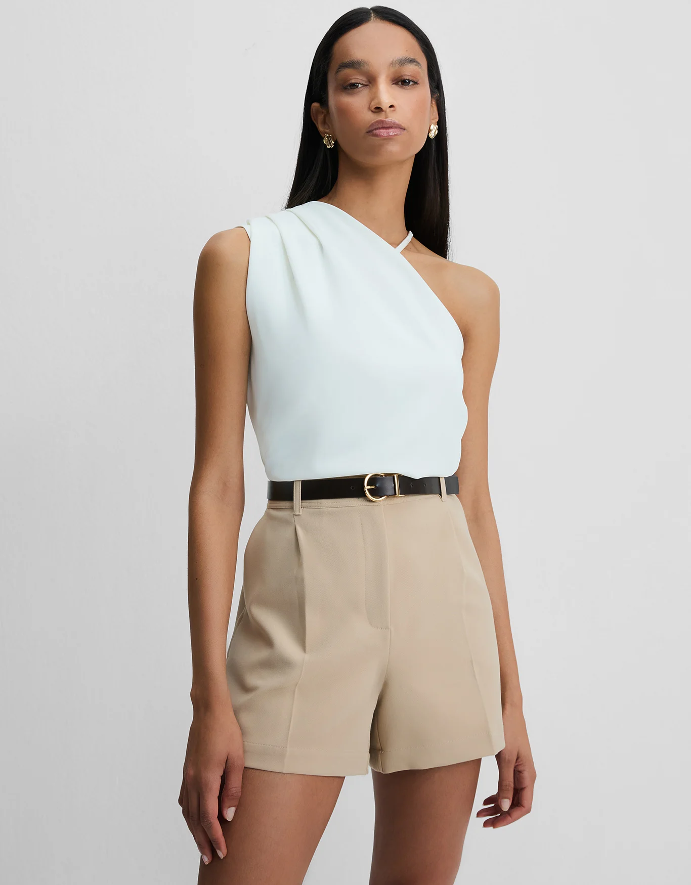 Blusa Assimétrica Alfaiataria Leve 360