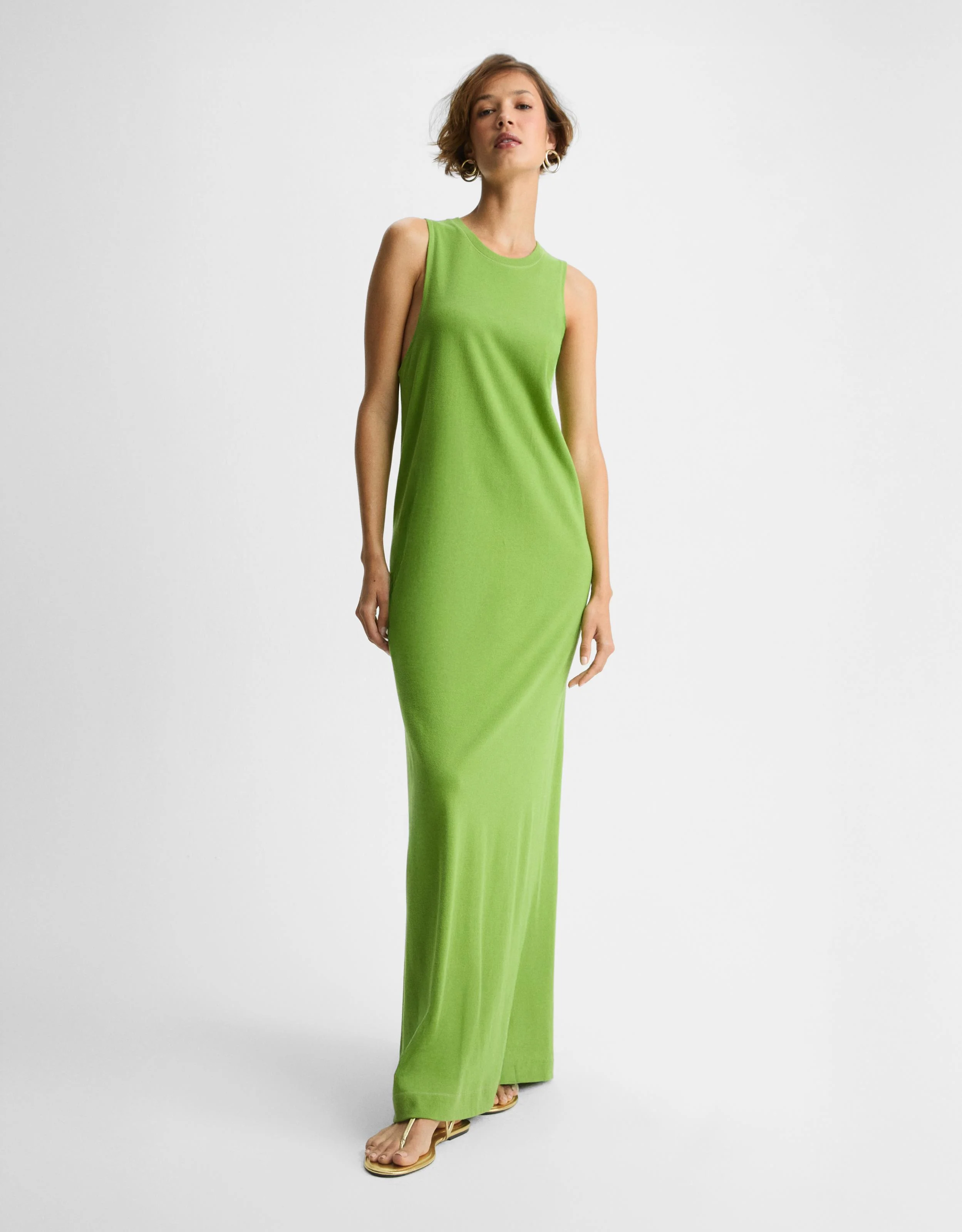 Vestido Malha Detalhe Lateral