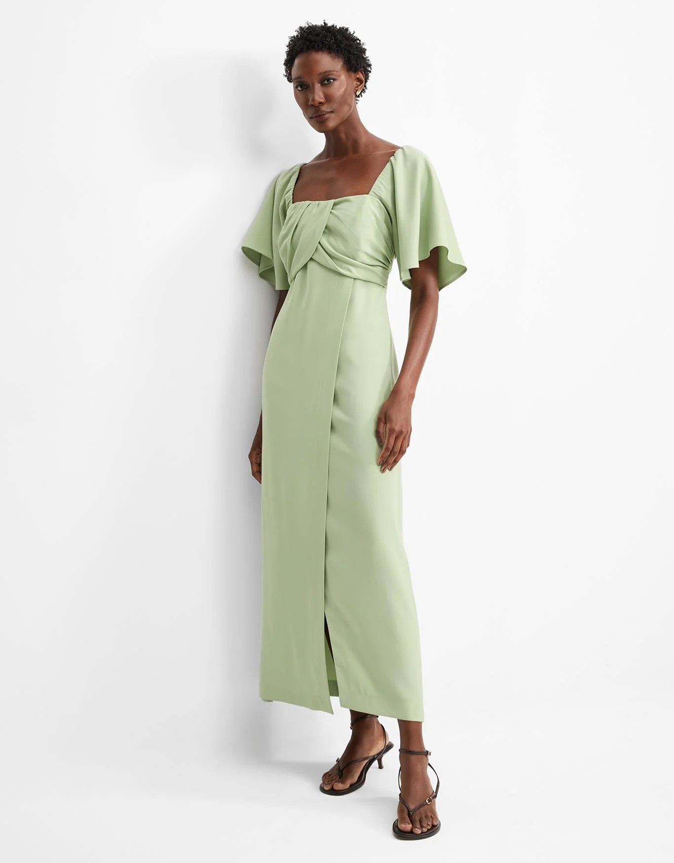 Vestido Midi Detalhe Busto