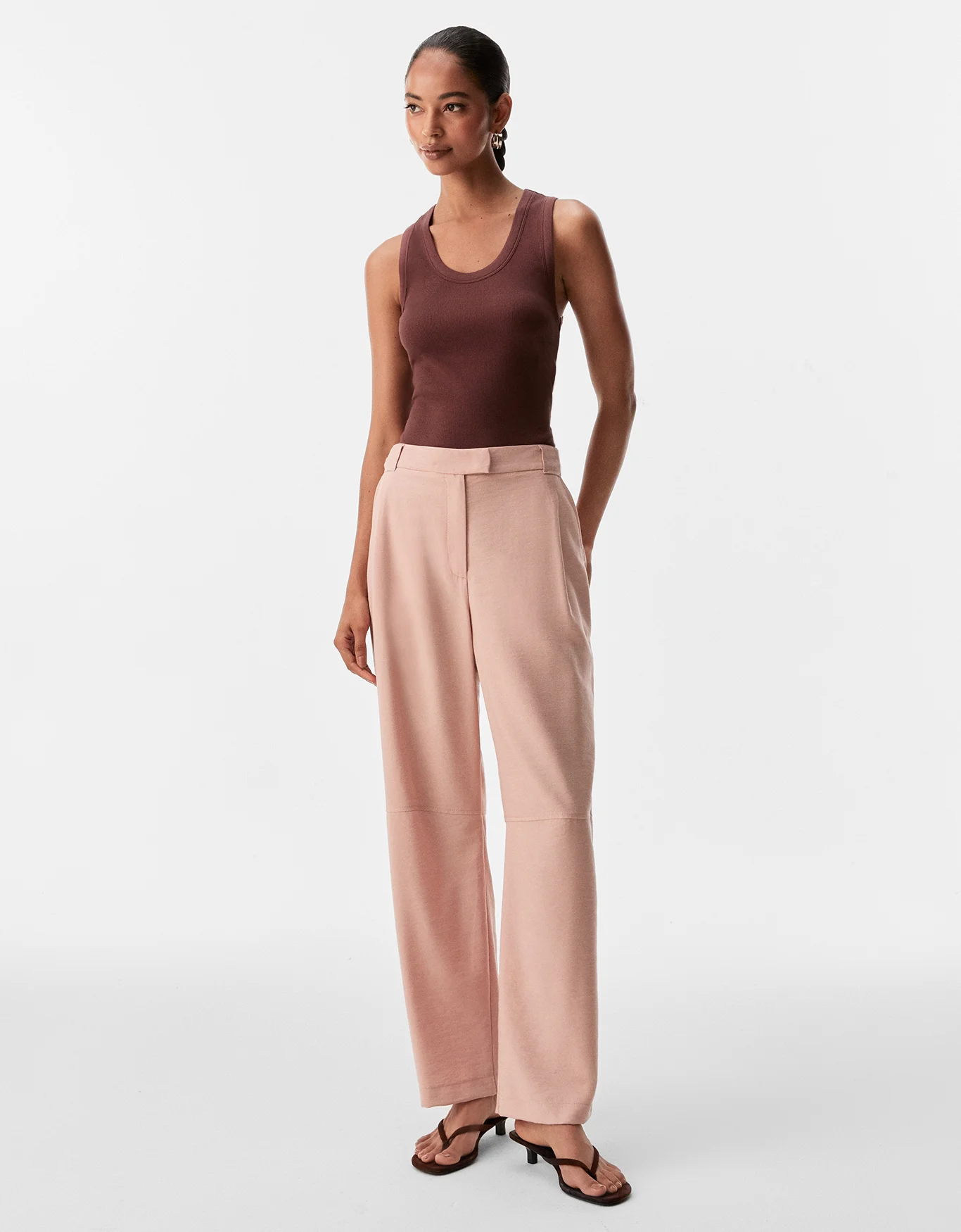 Calça Baggy Pespontada